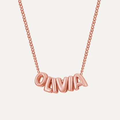 Halskette mit Blasenname (1+2 frei)  ErinnerungSchmuck