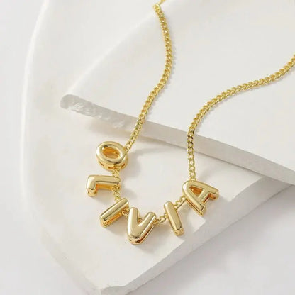 Halskette mit Blasenname (1+2 frei)  ErinnerungSchmuck