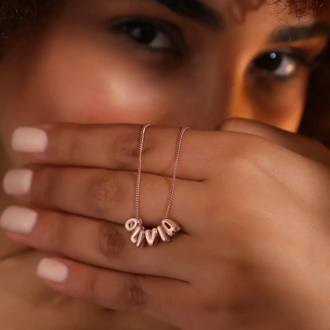 Halskette mit Blasenname (1+2 frei)  ErinnerungSchmuck