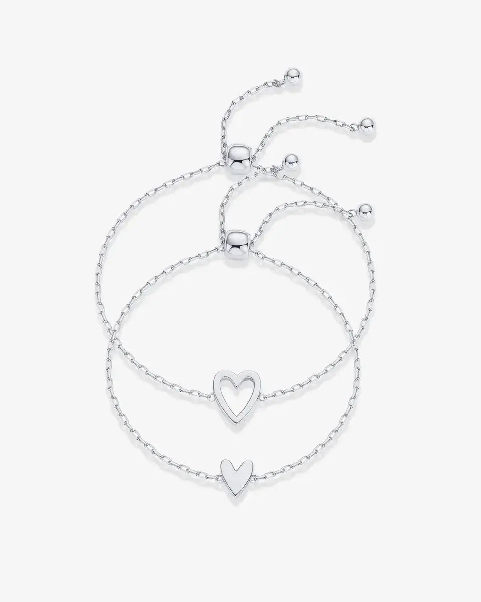 Matching Heart Bracelet  NostalgiaJewels