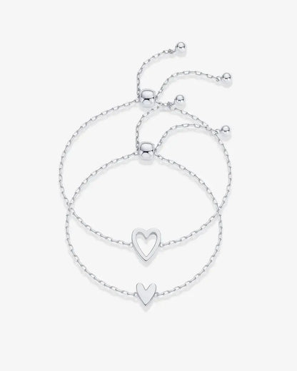 Matching Heart Bracelet  NostalgiaJewels