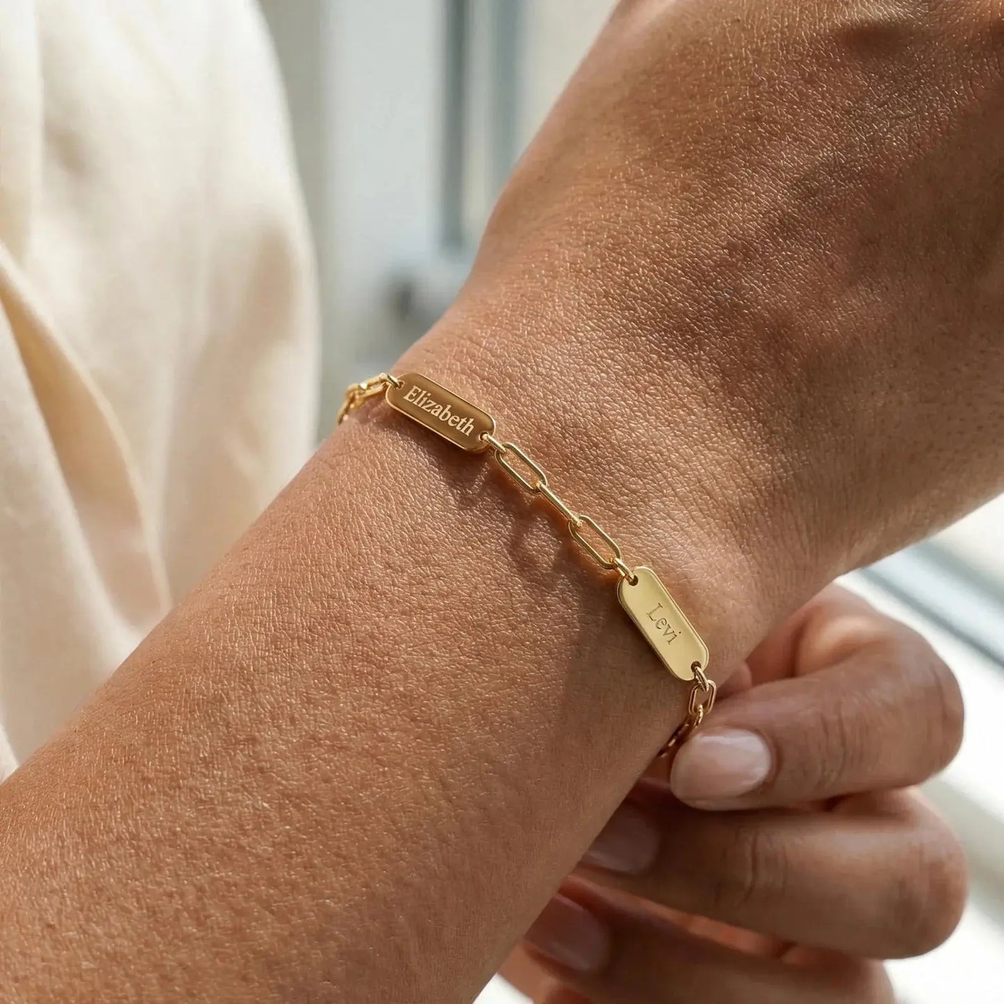Personalisiertes Armband mit Gravuren - Argento / 3