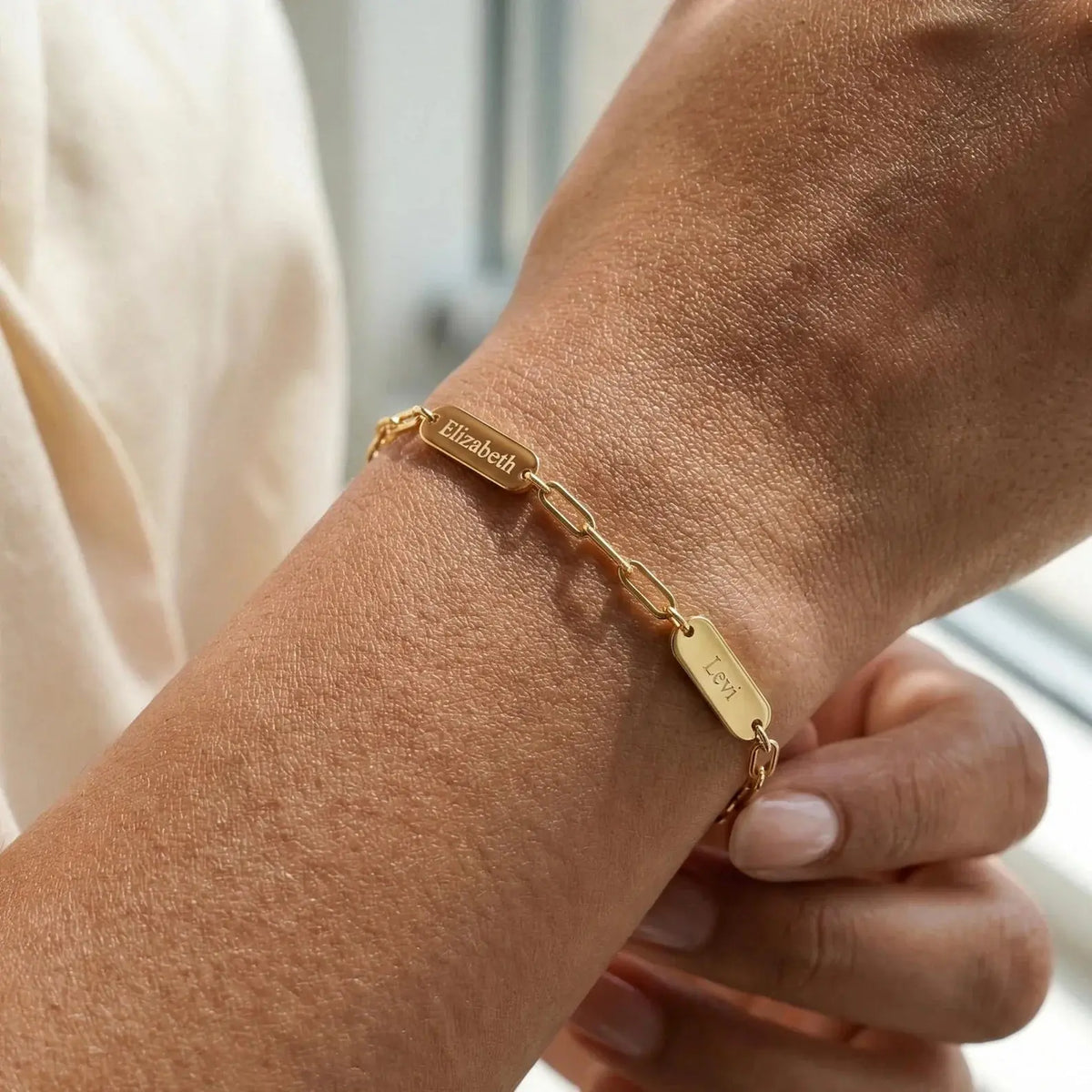 Personalisiertes Armband mit Gravuren - Argento / 3