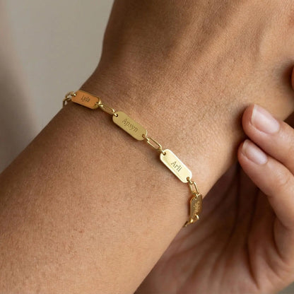 Personalisiertes Armband mit Gravuren - Argento / 2