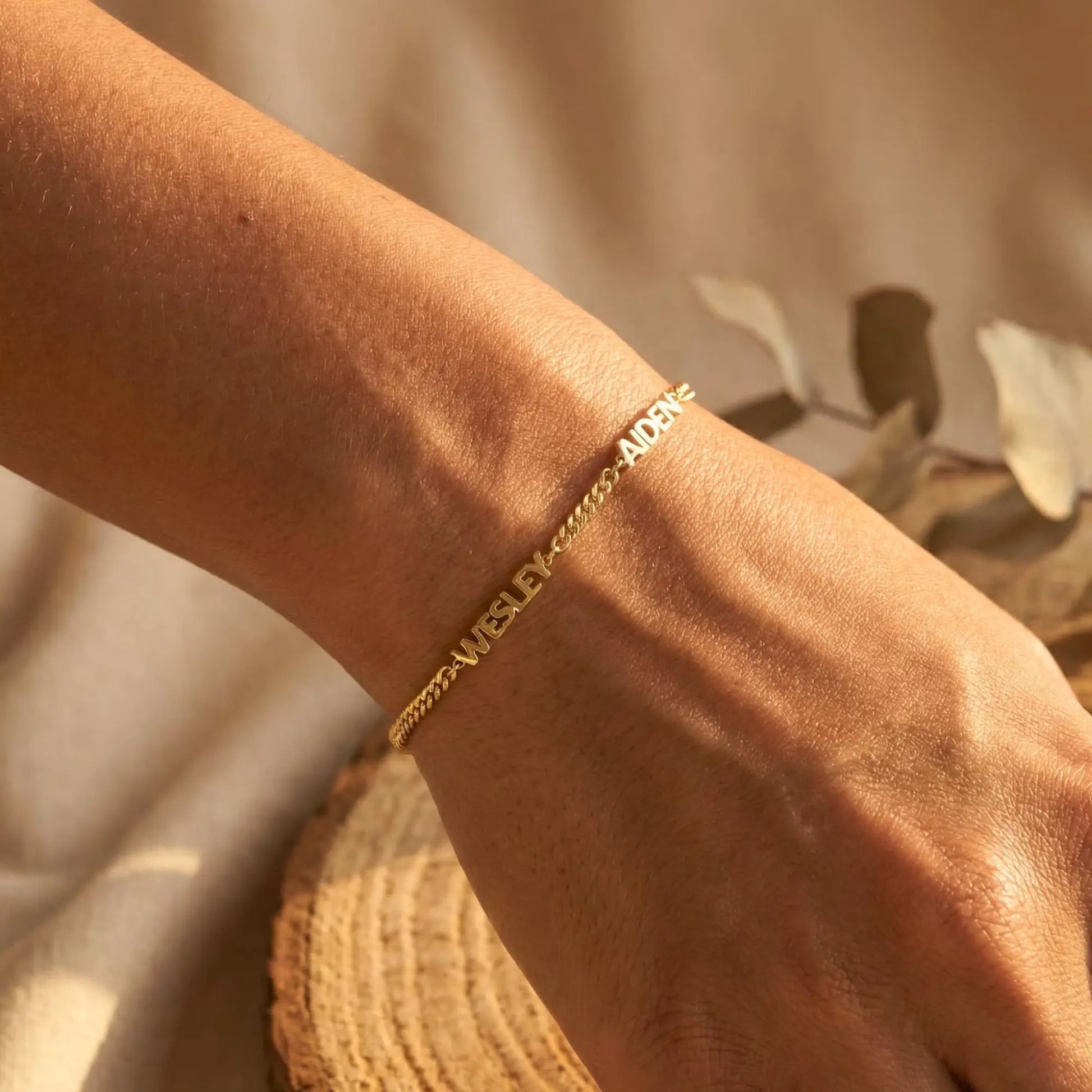 Personalisiertes Namensarmband  ErinnerungSchmuck
