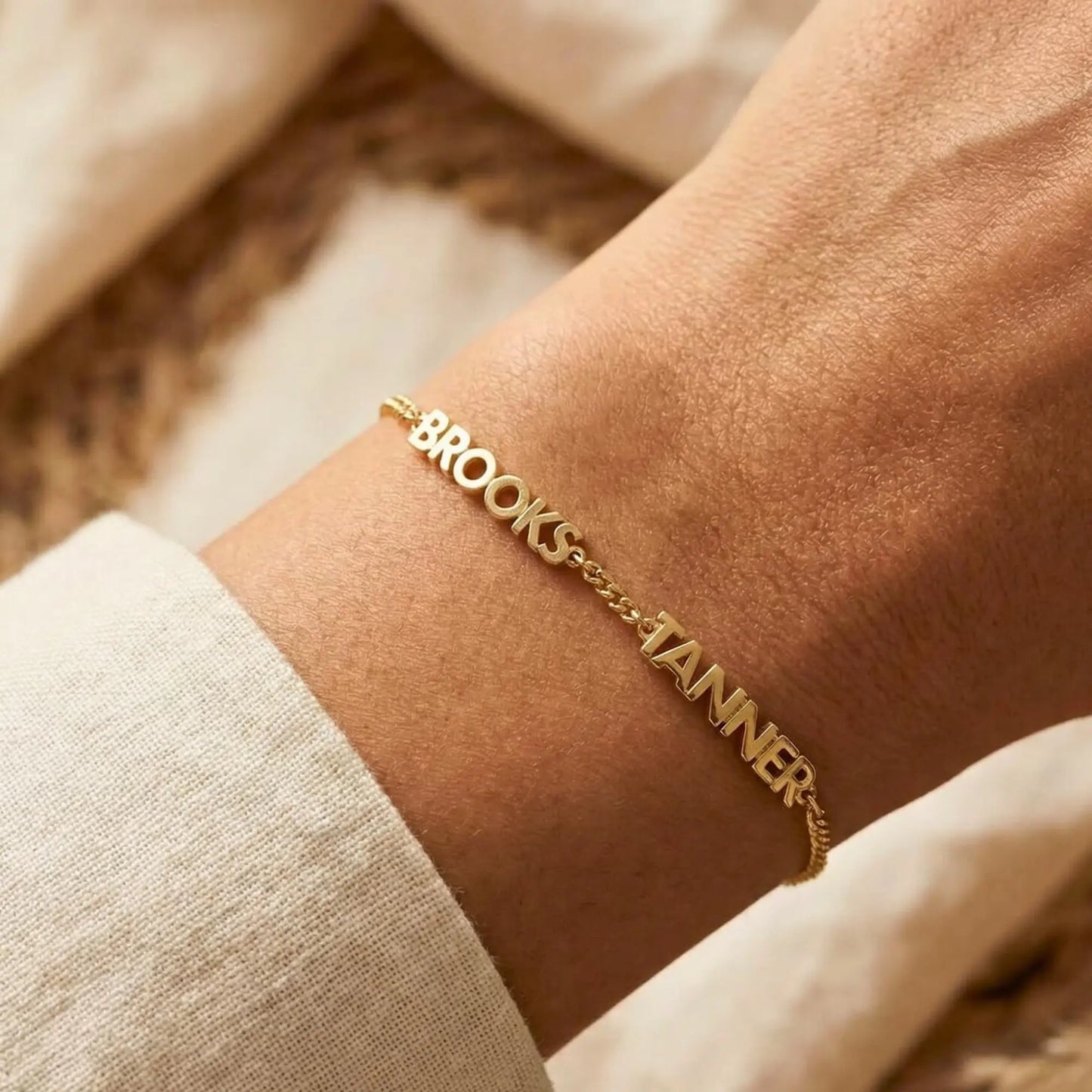 Personalisiertes Namensarmband  ErinnerungSchmuck