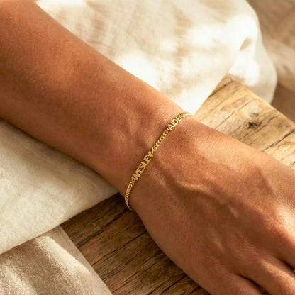 Personalisiertes Namensarmband  ErinnerungSchmuck